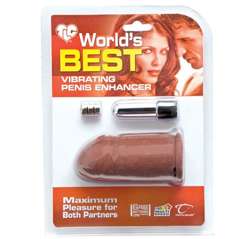 Tlc Worlds Best Vibrating Penis Enhancer - Dark Ts1487106
