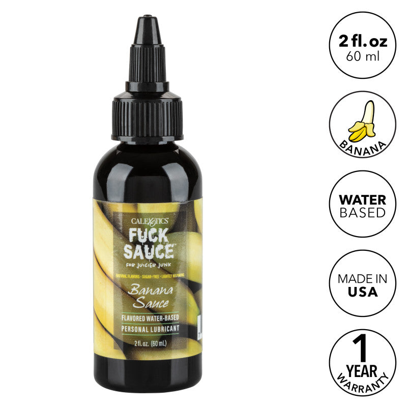 F Sauce Flavored Water-Based Personal  Lubricant - Banana - 2 Fl. Oz.