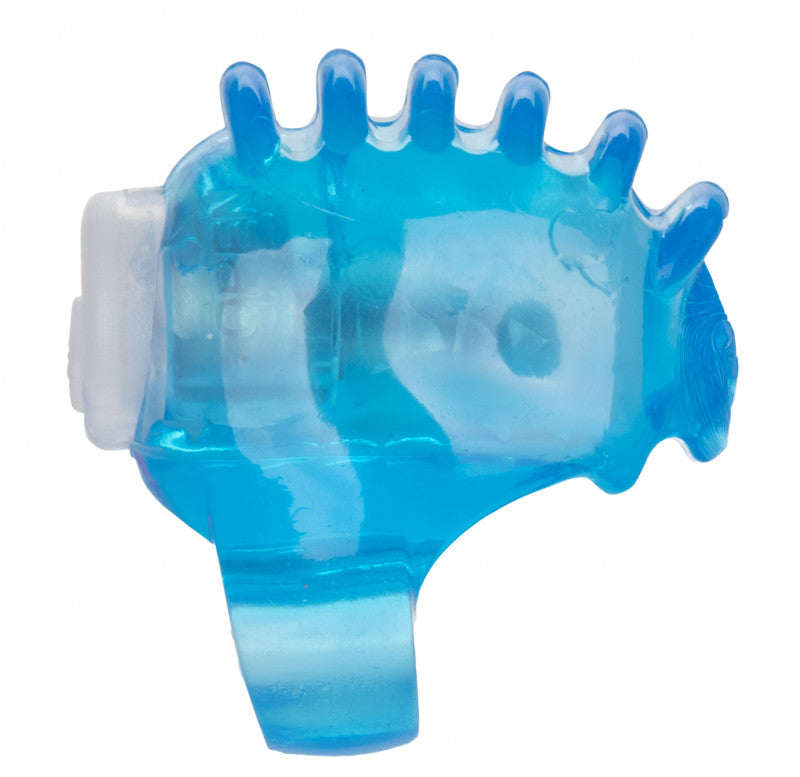 Foil Pack Vibrating Finger Teaser - Blue