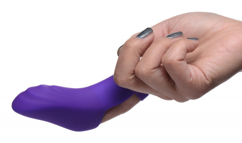 7x Finger  Pro Silicone Vibrator - Purple