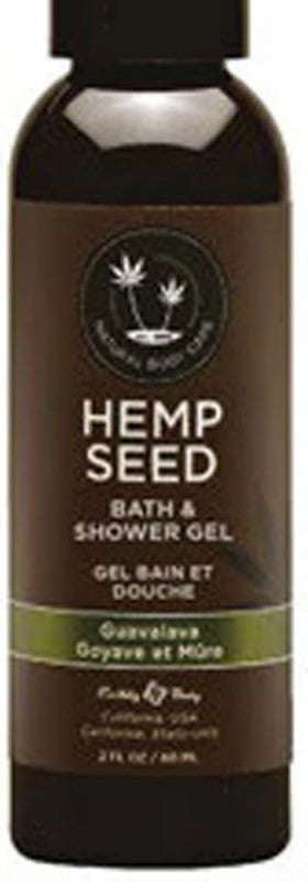 Hemp Seed Bath and Shower Gel - Guavalava 2 Fl. Oz/ 60ml