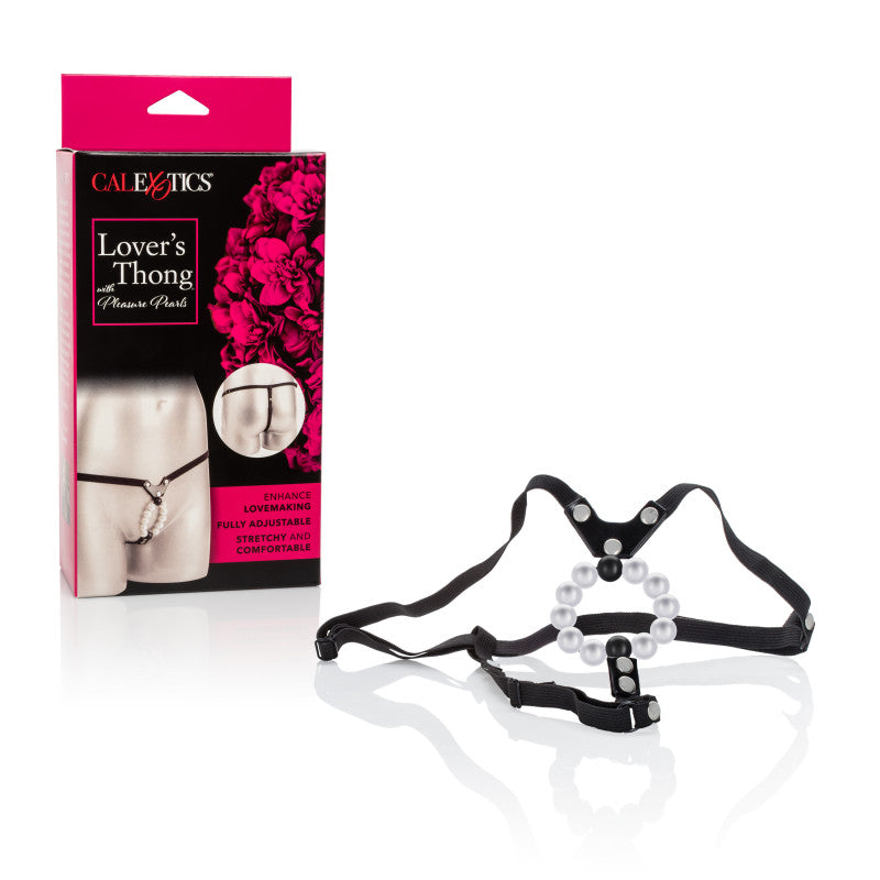 Lovers Thong With  Pleasure Pearls