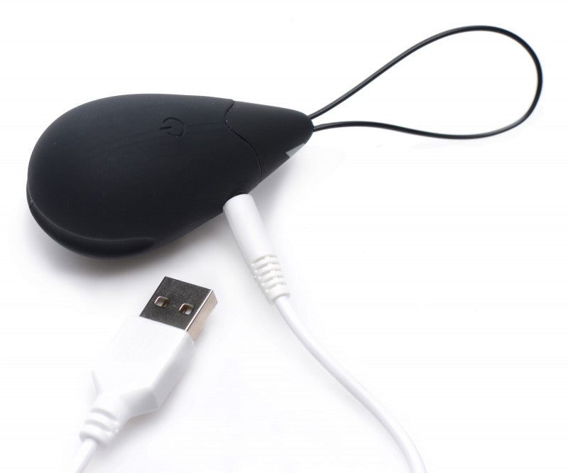 10x Silicone Vibrating Egg - Black