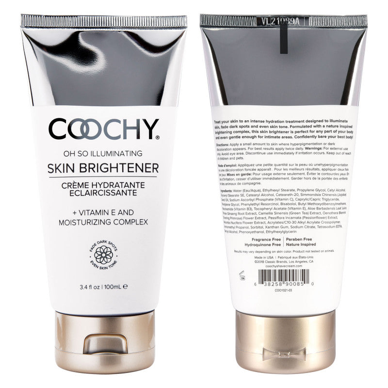 Coochy Oh So Illuminating Skin Brightener 3.4 Fl Oz. / 100ml