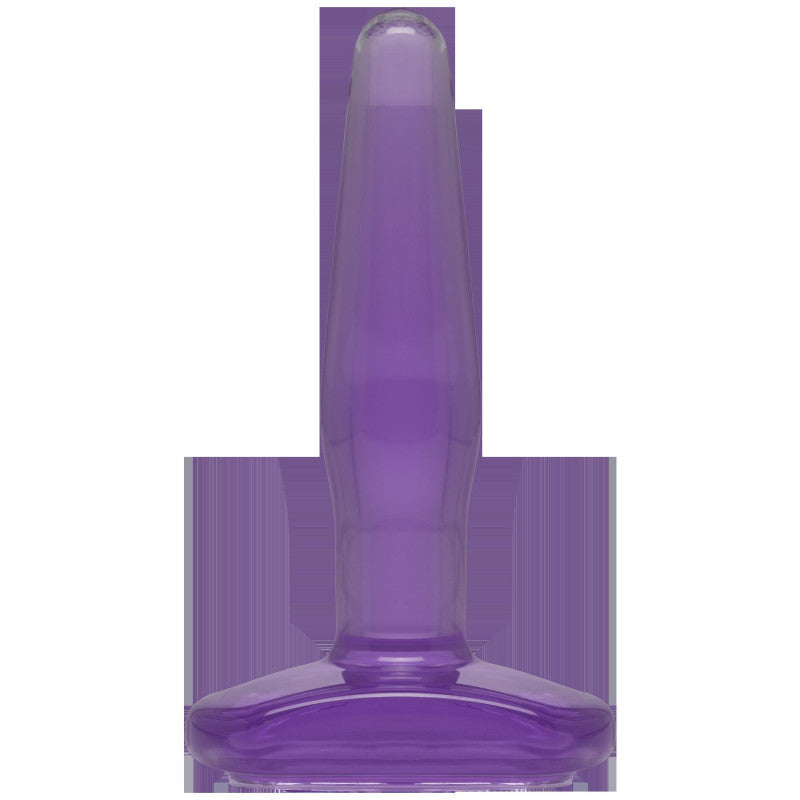Crystal Jellies Butt Plug - Small- Purple