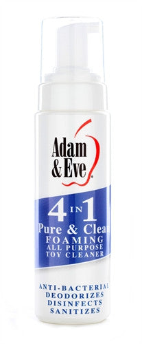 Adam and Eve 4 in 1 Pure and Clean Foaming Toy Cleaner - 8 Oz.
