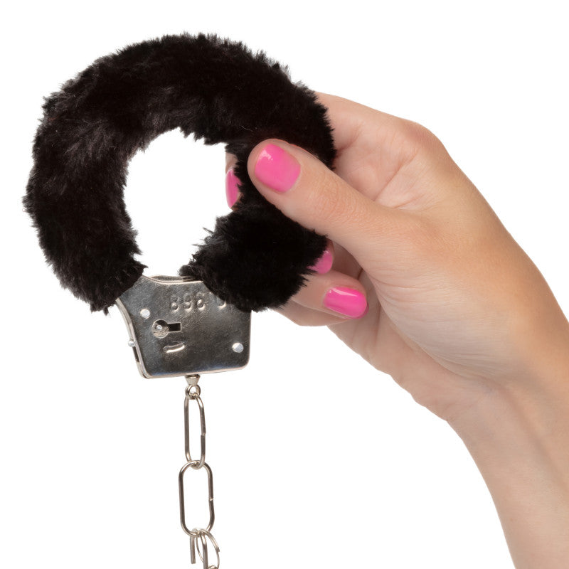 Playful Furry Cuffs - Black