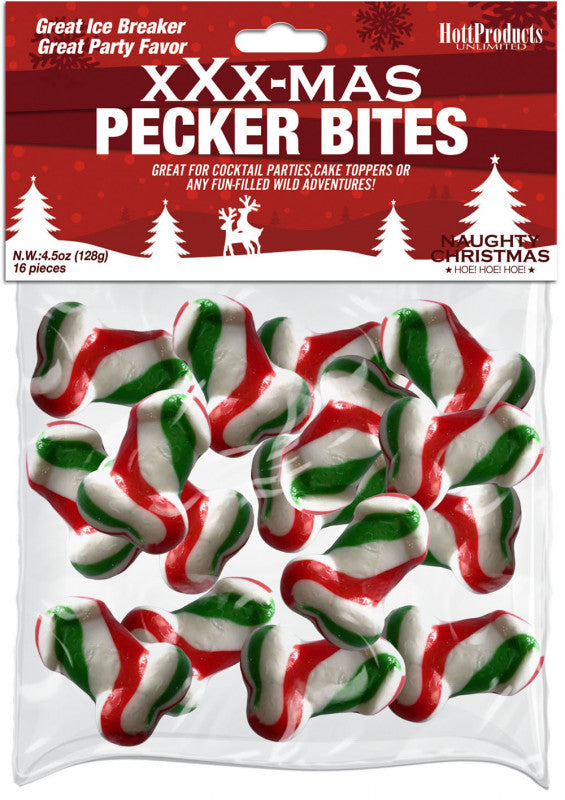 Xmas Pecker Bites 16 Pc