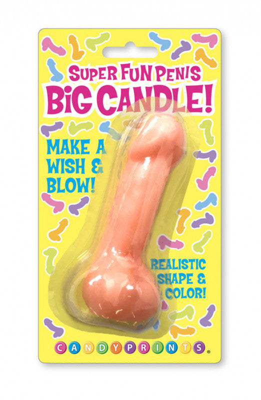 Super Fun Big  Candle - Pink
