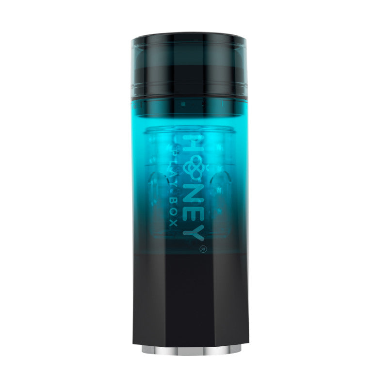 Adrian - Water Spa Rotating Male Masturbator - Blue - SomethingSexyPlanet