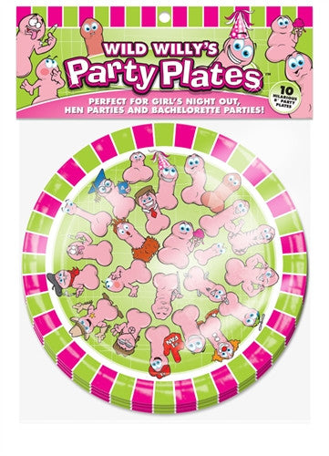 Wild Willys Party Plates - 10 Count