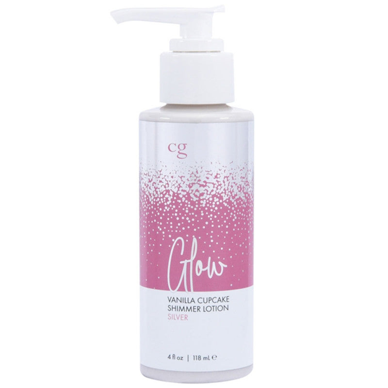 Glow Vanilla Cupcake Shimmer Lotion Silver 4 Oz