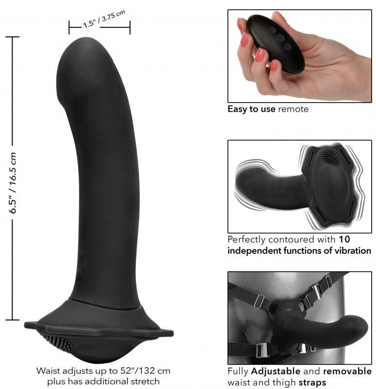 Her Royal Harness Me2 Remote Rumbler - Black