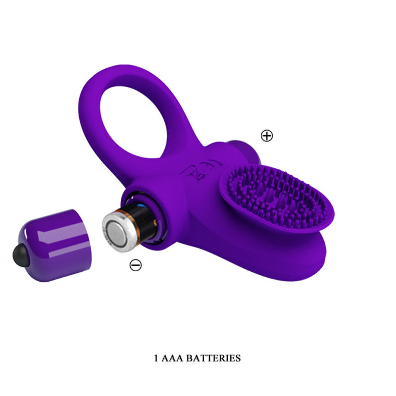 Pretty Love Vibrating  Ring II - Purple