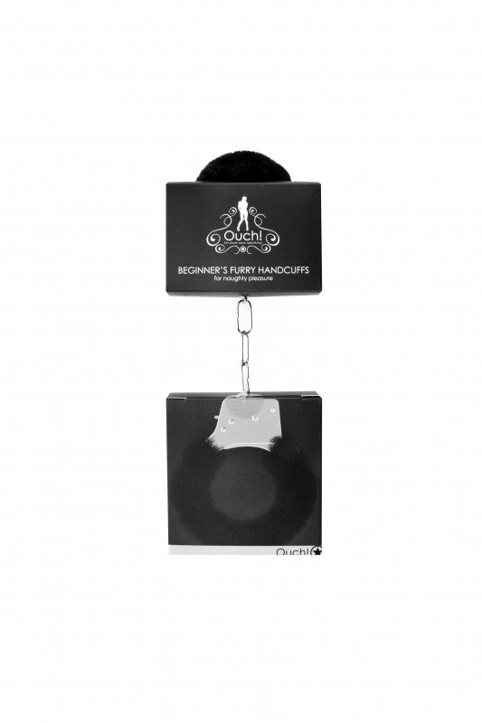 Beginner&#39;s Furry Handcuffs - Black