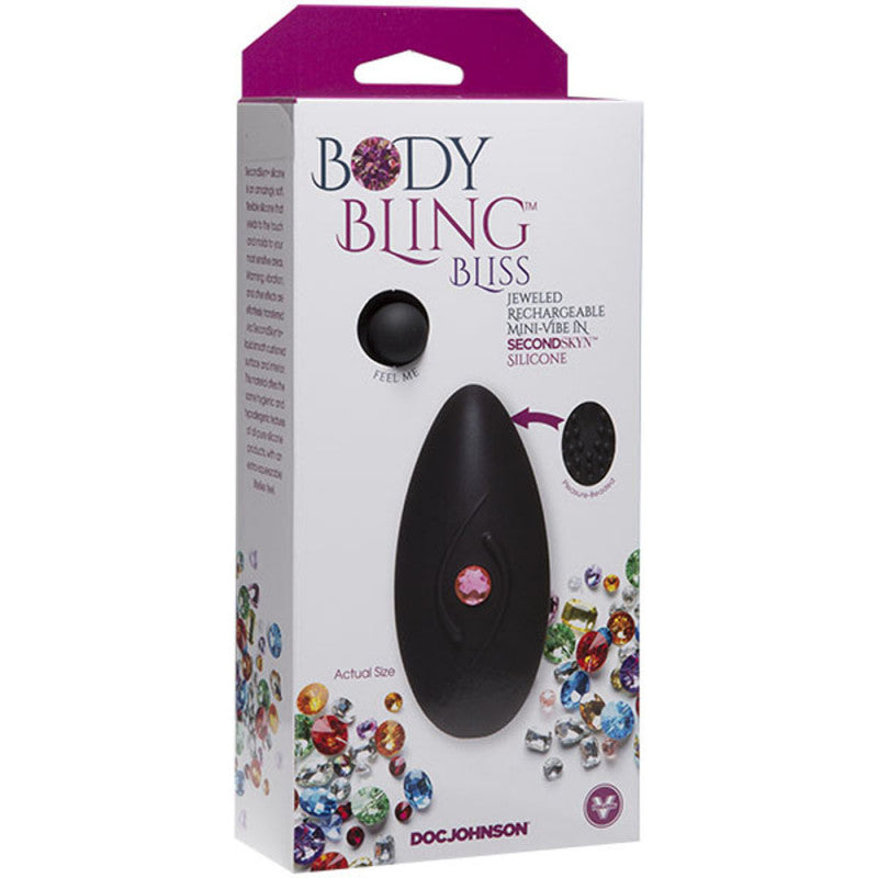 Body Bling -  Caress Mini-Vibe in Second Skin Silicone - Pink
