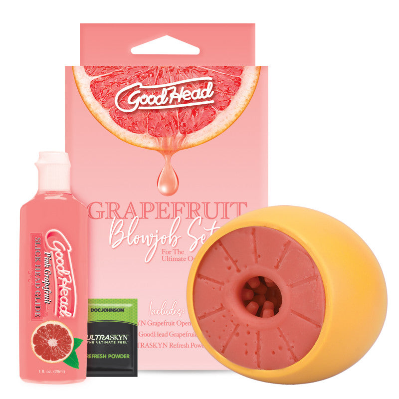 Goodhead - Grapefruit BJ Set - Yellow/pink