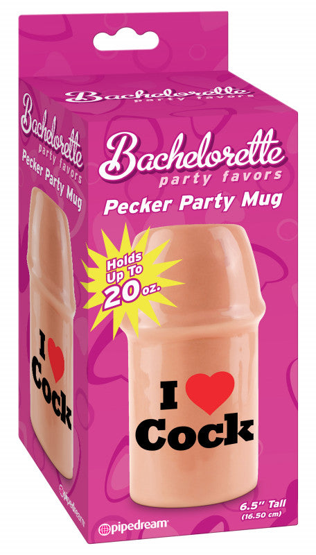 Bachelorette Party Favors Pecker Party Mug