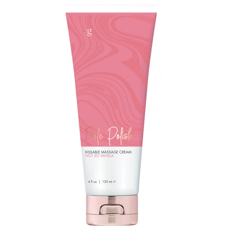 Pole Polish Kissable Massage Cream Not So Vanilla 4 Fl Oz.