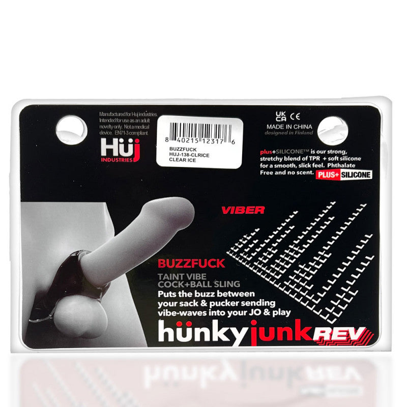 Buzz  Taint Vibe-Sling - Clear Ice
