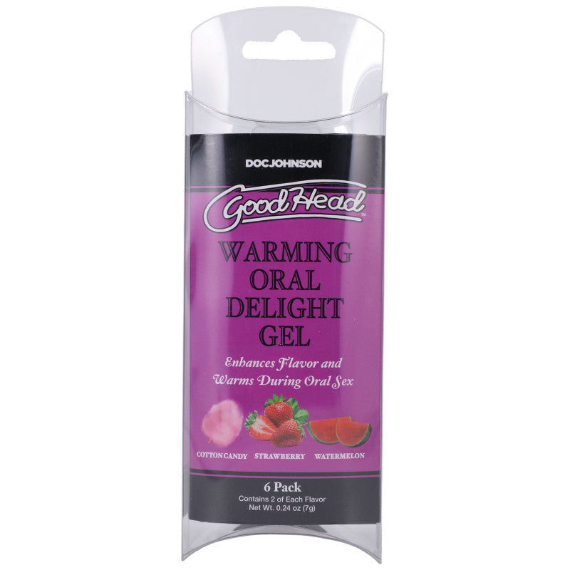 Goodhead - Warming Head  Delight Gel - 6 Pack  - 0.24 Oz