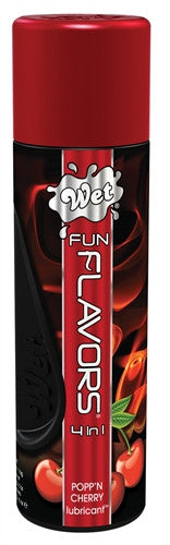 Wet Fun Flavors 4-in-1 Lube - Popp'n Cherry - 4.1 Fl. Oz.