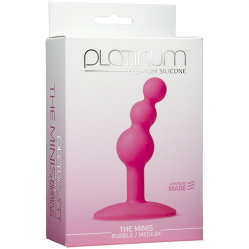 Platinum Premium Silicone - the Mini's - Bubble Medium - Pink
