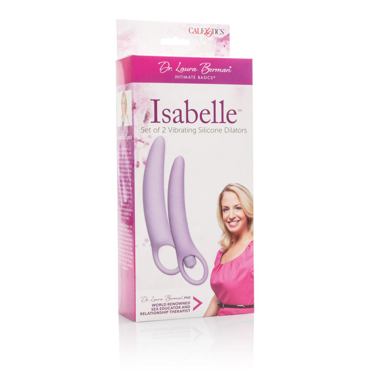 Dr. Laura Berman Isabelle Set of 2 Vibrating  Silicone Dilators