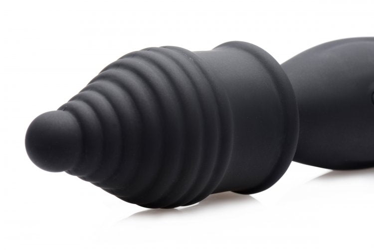 Dual Diva 2 in 1 Silicone Massager- Black