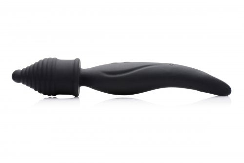 Dual Diva 2 in 1 Silicone Massager- Black