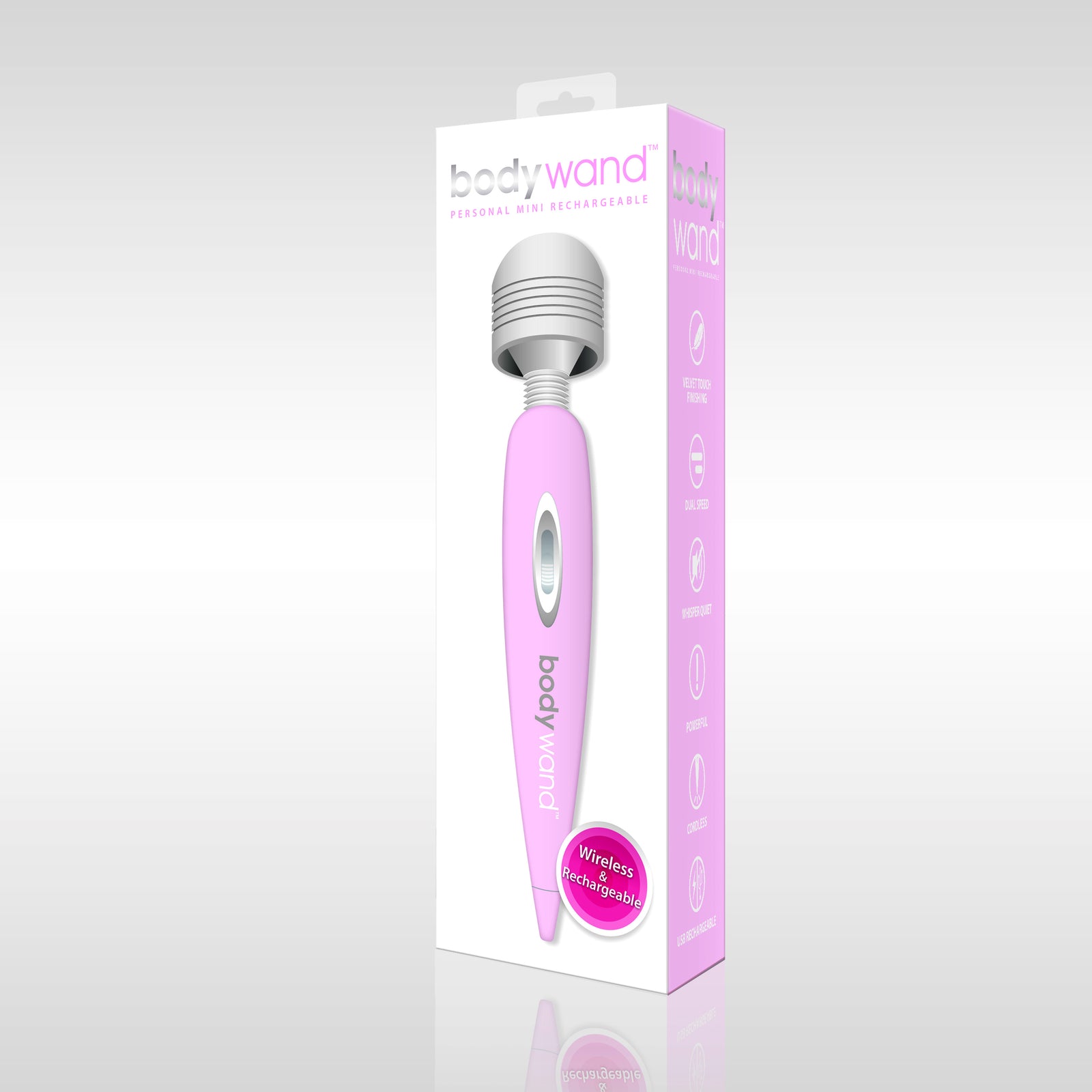 Bodywand Personal Mini Rechargeable Wand - Pink