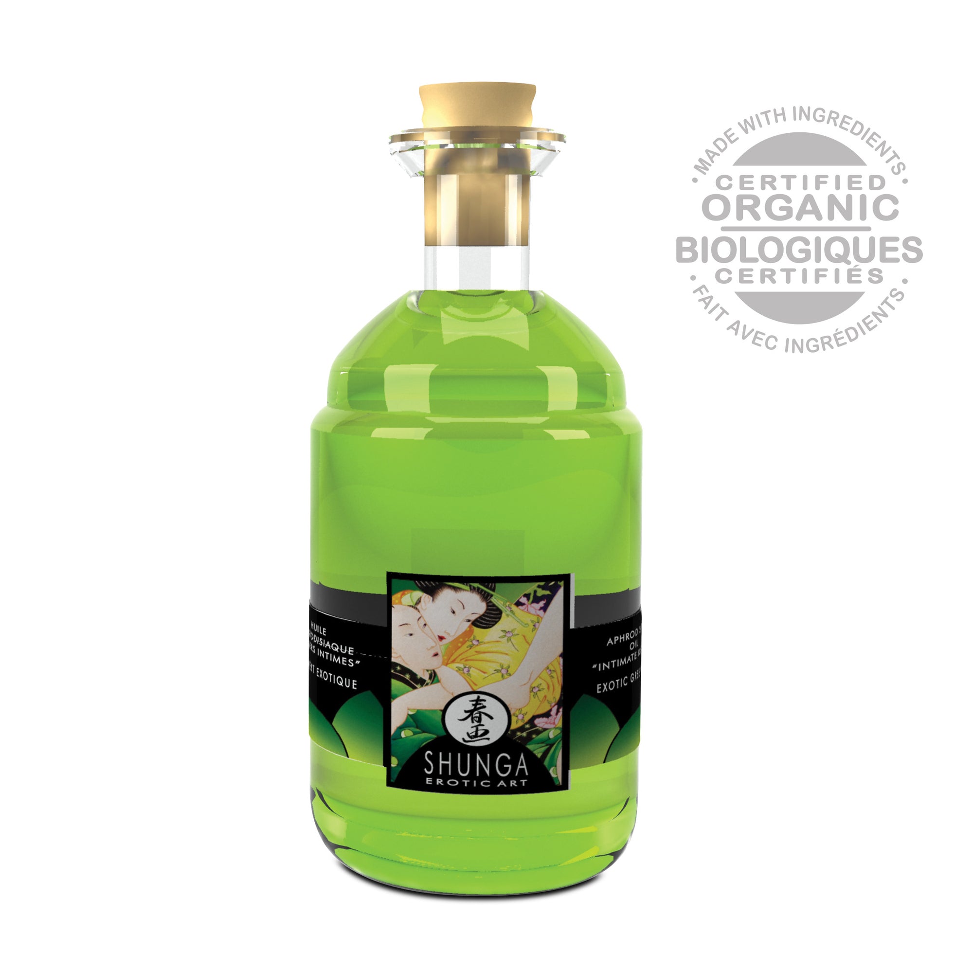 Aphrodisiac Oils - Organica - Exotic Green Tea -  3.5 Fl. Oz. / 100 ml