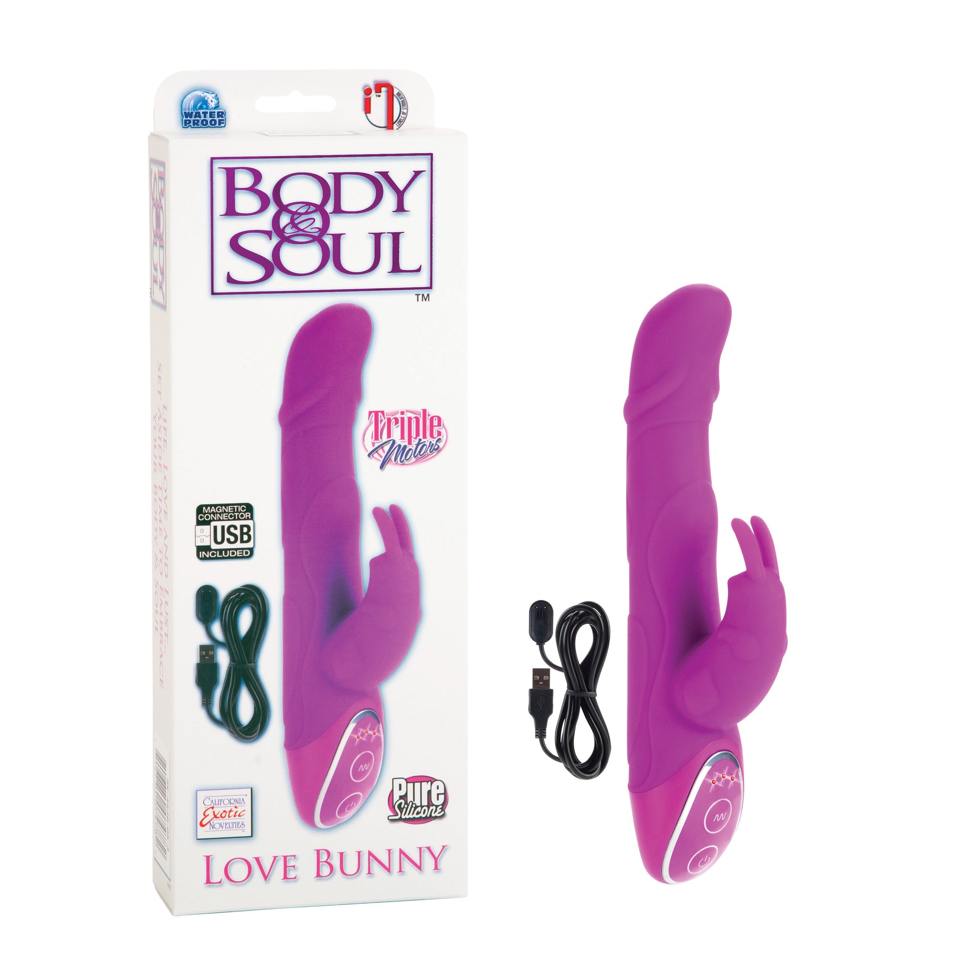 Body and Soul Rechargeable Love Bunny - Pink