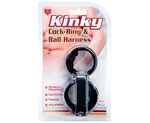 Tlc Kinky  Ring and Ball Harness - Neoprene Ts1486036