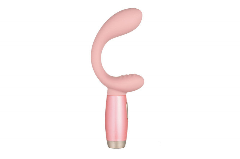 Perks Ex-3 Dual Vibrator and Clitoral Stimulator - Pink
