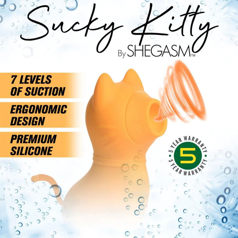 Kitty 7x Clit Stimulator - Orange