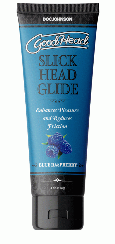 Goodhead - Slick Head Glide - Blue Raspberry -  4 Oz