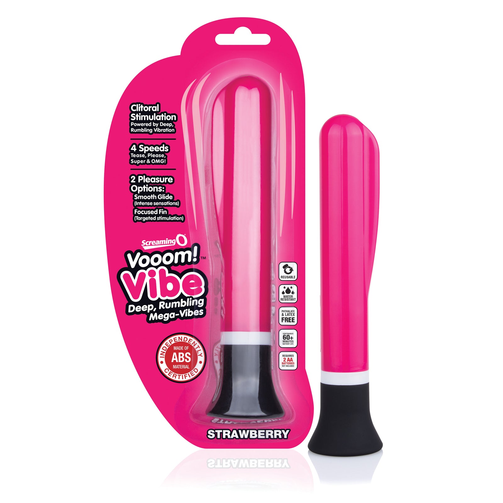 Vooom! Vibe Deep Rumbling Mega-Vibes - Strawberry