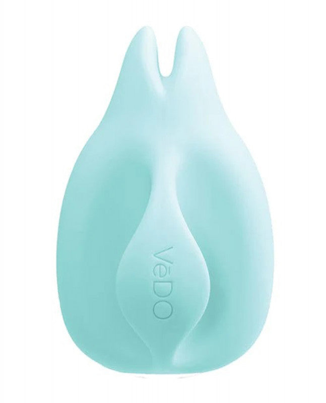 Huni Rechargeable Finger Vibe - Tease Me Turquoise