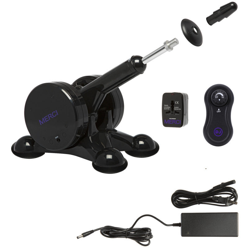 Merci - Power Banger -  Machine With Wireless  Remote - Black