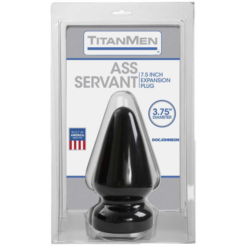 Titanmen Butt Plug - 3.75-Inch Diamter Ass Servant
