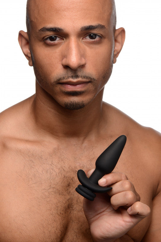 Interchangeable 10x  Vibrating Small Silicone Anal Silicone Anal Plug With Remote