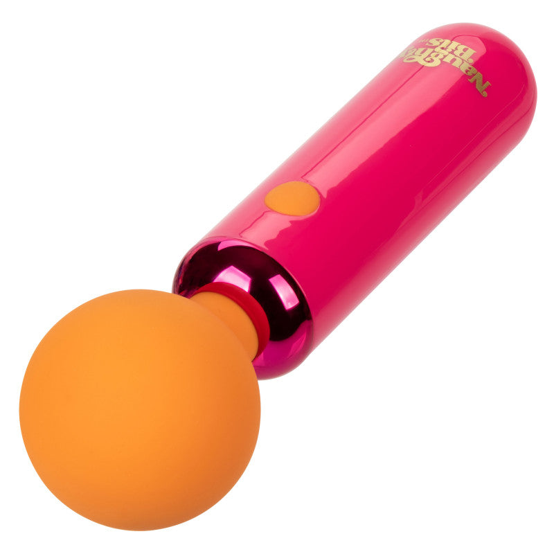 Naughty Bits Home ming Queen Vibrating Wand -  Orange/pink