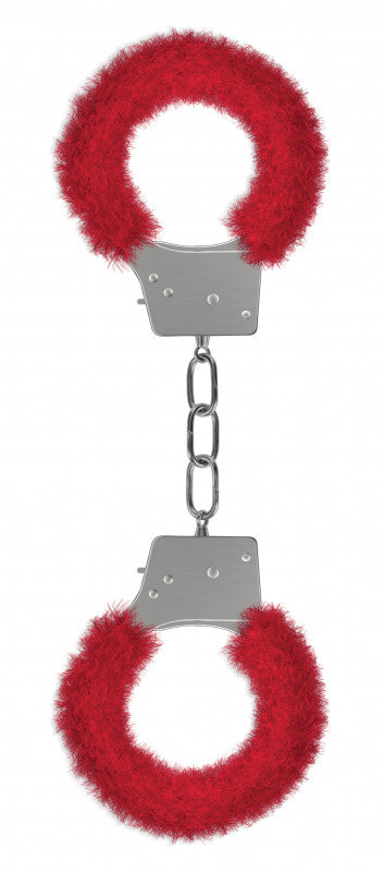 Beginner's Furry Handcuffs - Red