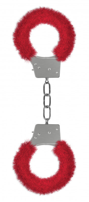 Beginner's Furry Handcuffs - Red