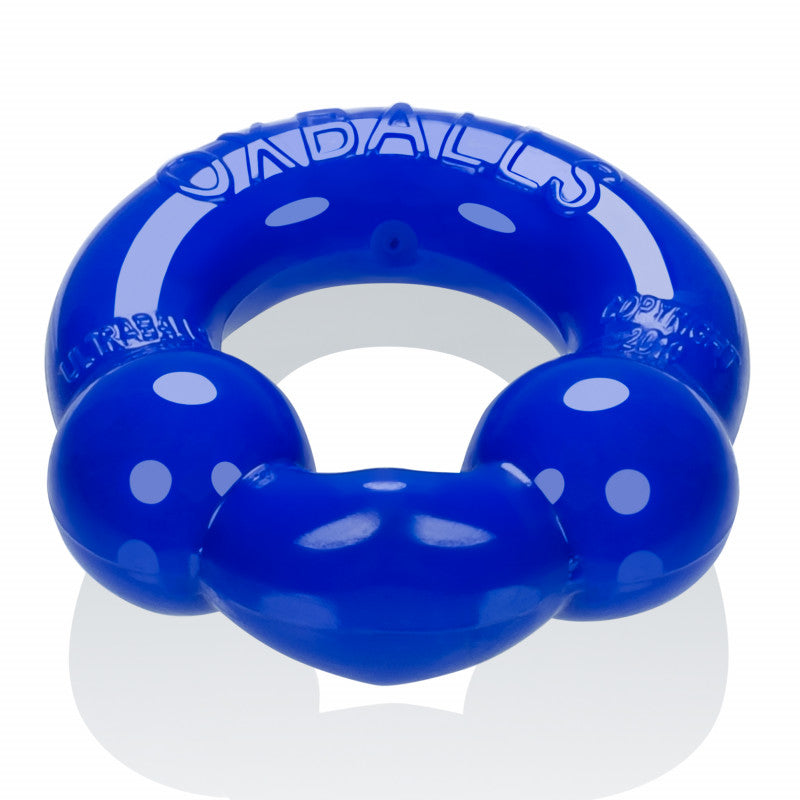 Ultraballs 2- Piece  Ring Set - Black &  Police Blue