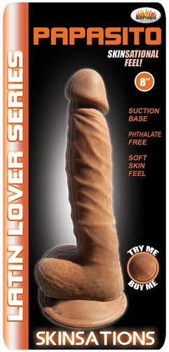 Skinsations Latin Lover Series Papasito 8 Inches