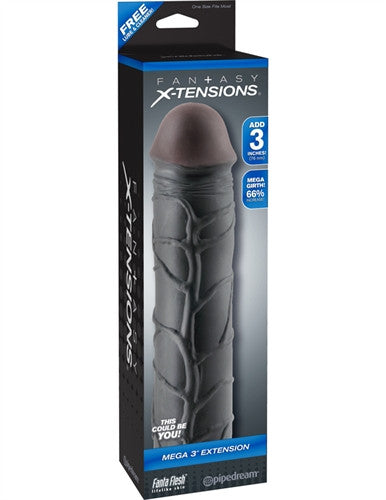 Fantasy X-Tensions Mega 3-Inch Extension - Black