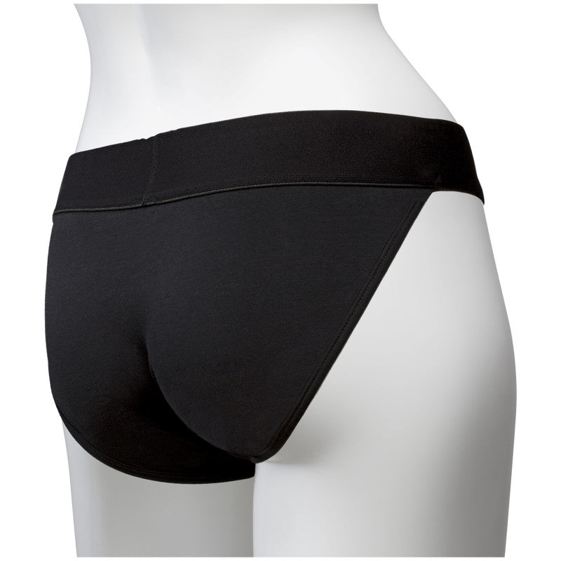 Vac- U- Lock Panty Harness With Plug - Full Back -  L/ Xl