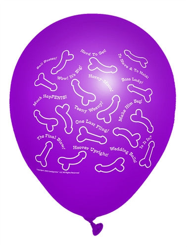 Risque Bachelorette  Party Balloons - 8 Count